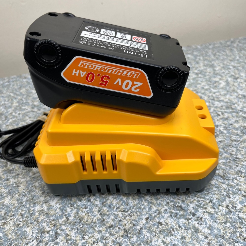 Generic 20V 5.0Ah Lithium Ion Battery and DCB112 Charger Set for Power Tools